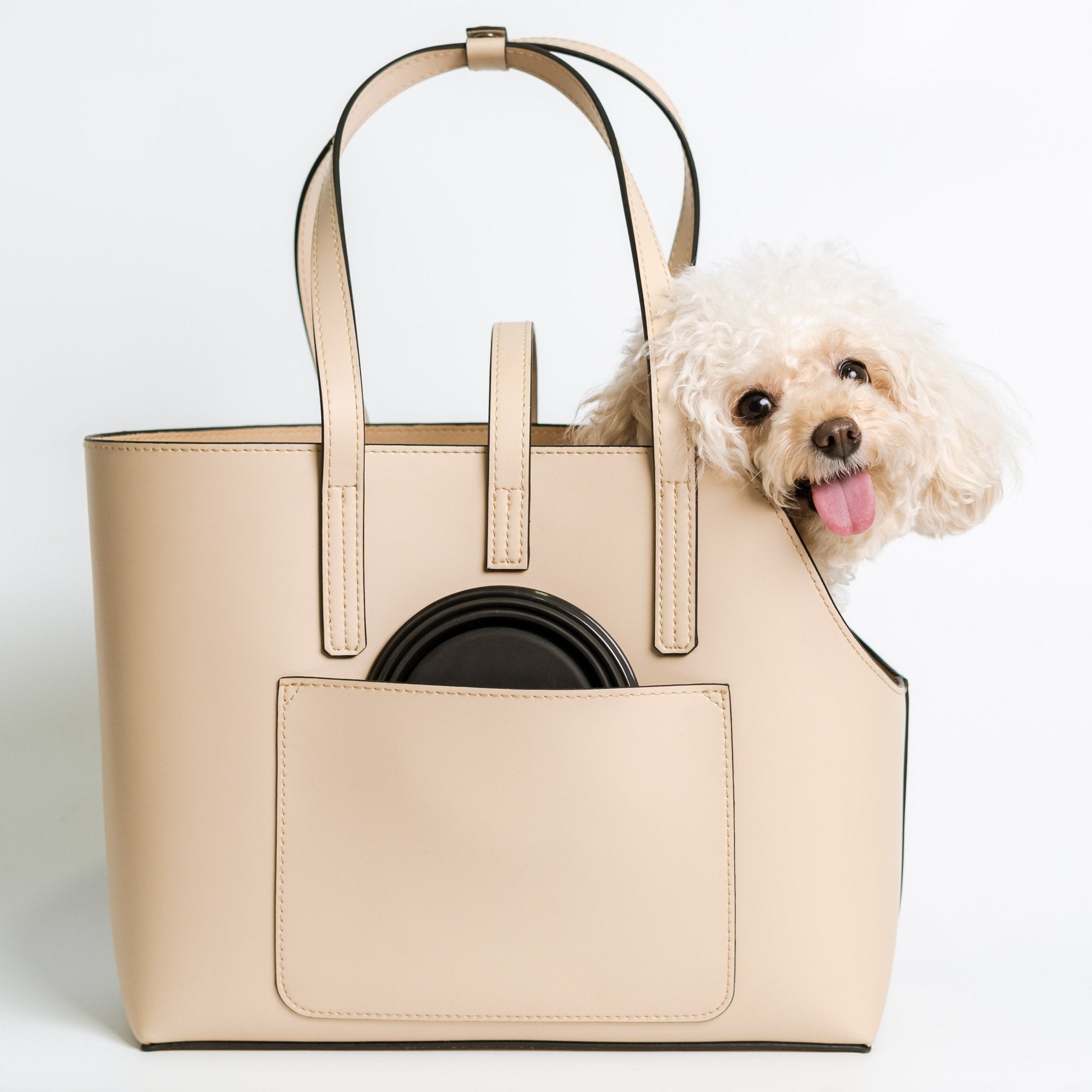 Leather Pet Carrier - Toto and George